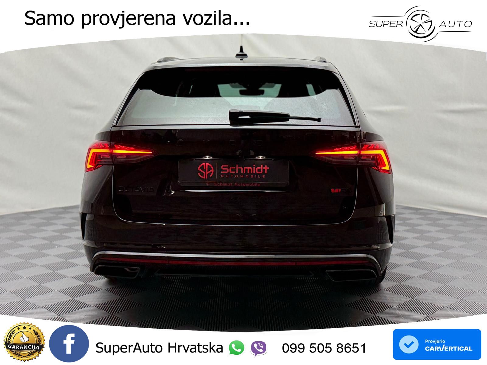 Škoda Octavia Combi RS 2.0 TDI (200 KS) DSG LED+GR SJED+ACC