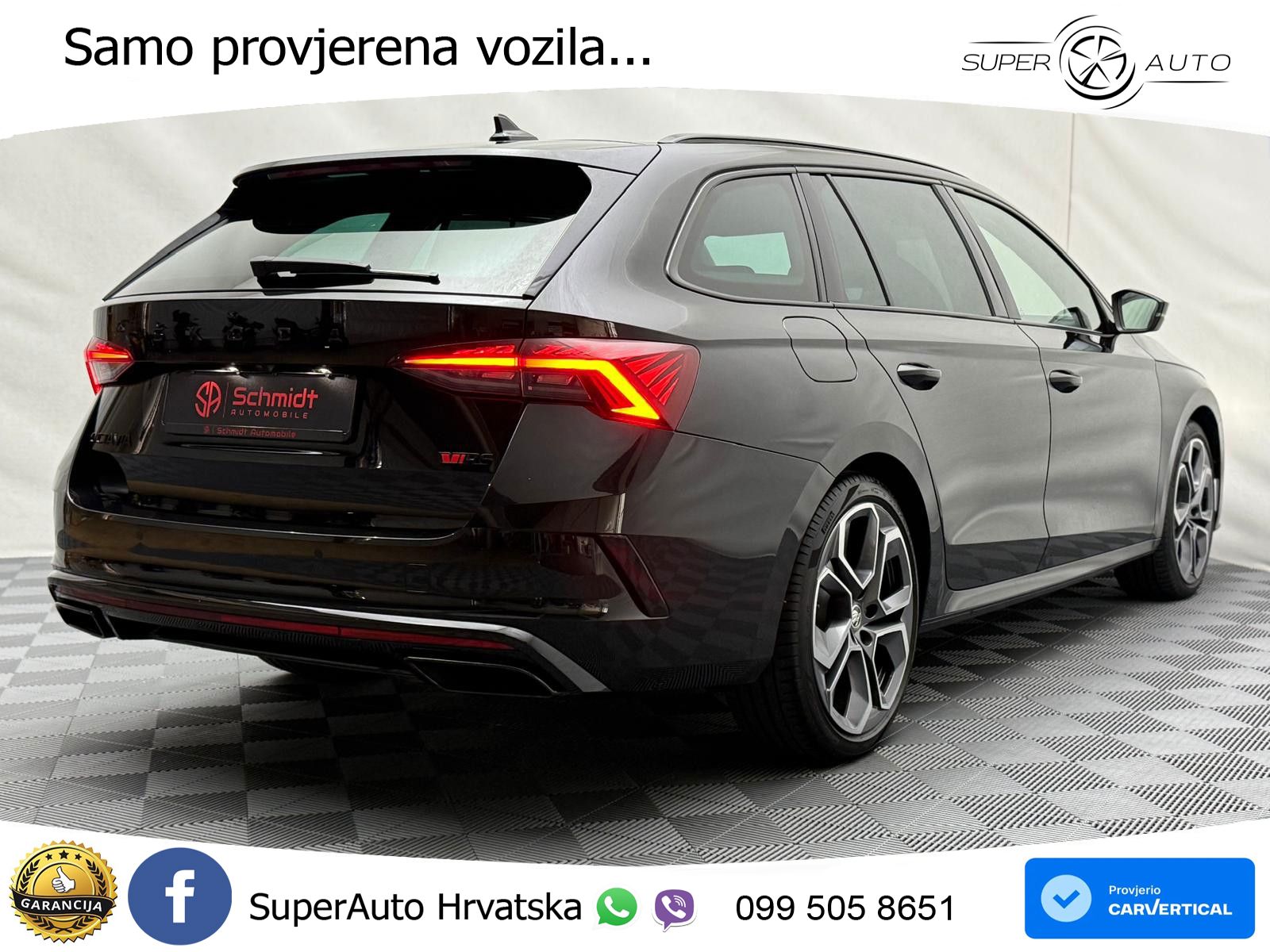 Škoda Octavia Combi RS 2.0 TDI (200 KS) DSG LED+GR SJED+ACC