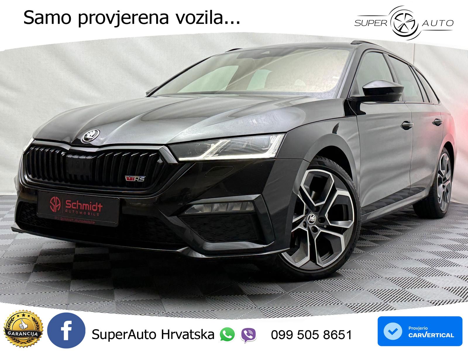 Škoda Octavia Combi RS 2.0 TDI (200 KS) DSG LED+GR SJED+ACC
