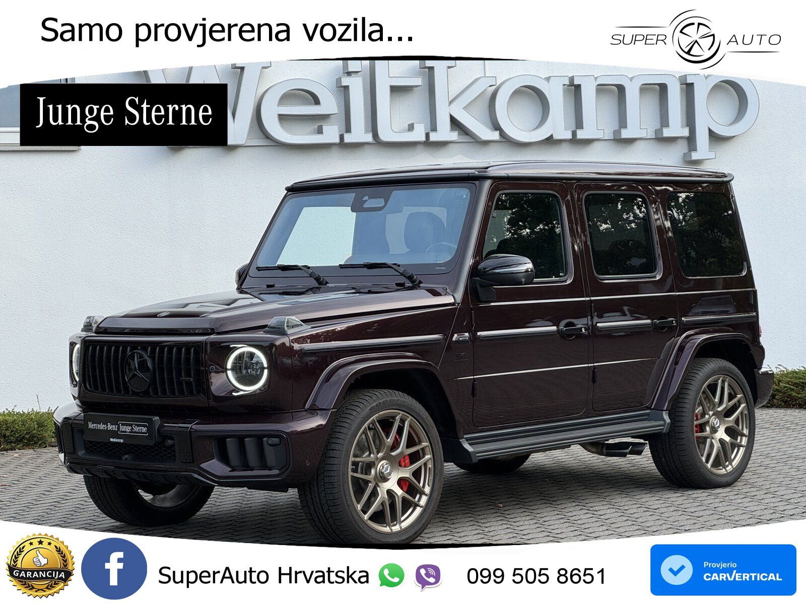 Mercedes AMG G 63 Long V8 (585 KS) 4MATIC 9G-TRONIC AMG SPEEDSHIFT TCT Superior LED+GR SJED+ACC