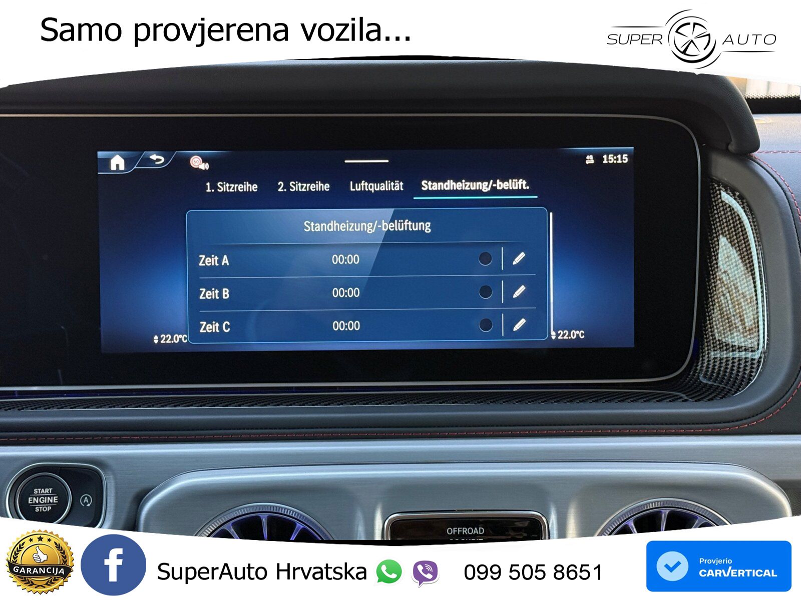 Mercedes AMG G 63 Long V8 (585 KS) 4MATIC 9G-TRONIC AMG SPEEDSHIFT TCT Superior LED+GR SJED+ACC