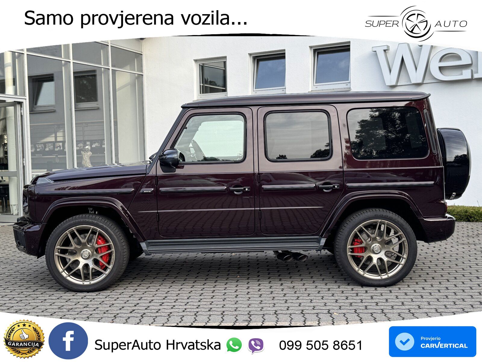 Mercedes AMG G 63 Long V8 (585 KS) 4MATIC 9G-TRONIC AMG SPEEDSHIFT TCT Superior LED+GR SJED+ACC