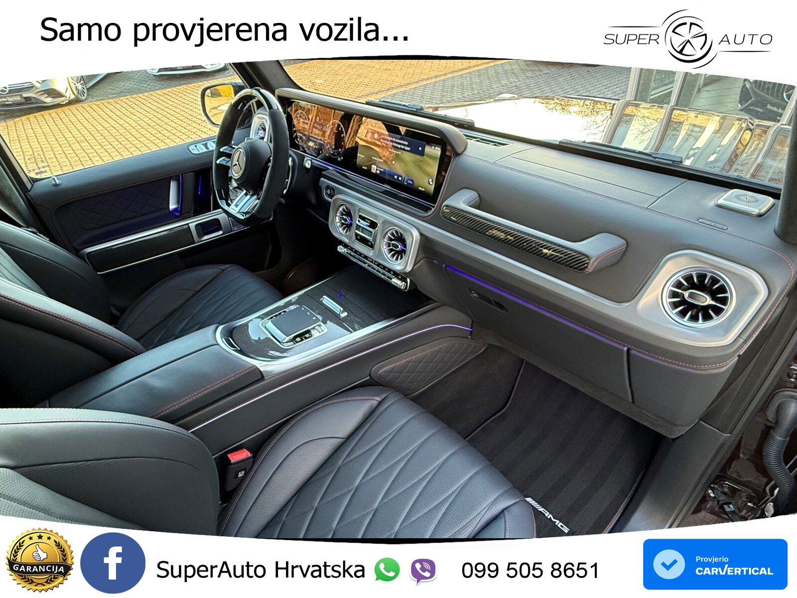 Mercedes AMG G 63 Long V8 (585 KS) 4MATIC 9G-TRONIC AMG SPEEDSHIFT TCT Superior LED+GR SJED+ACC