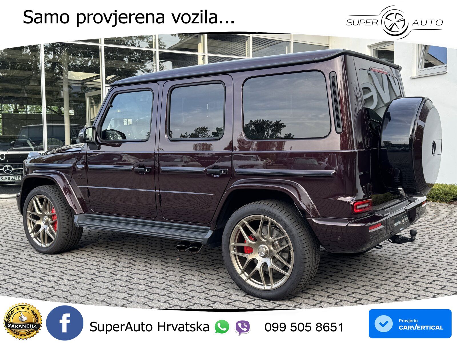 Mercedes AMG G 63 Long V8 (585 KS) 4MATIC 9G-TRONIC AMG SPEEDSHIFT TCT Superior LED+GR SJED+ACC