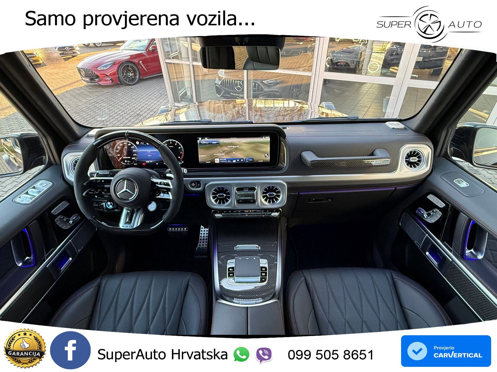 Mercedes AMG G 63 Long V8 (585 KS) 4MATIC 9G-TRONIC AMG SPEEDSHIFT TCT Superior LED+GR SJED+ACC
