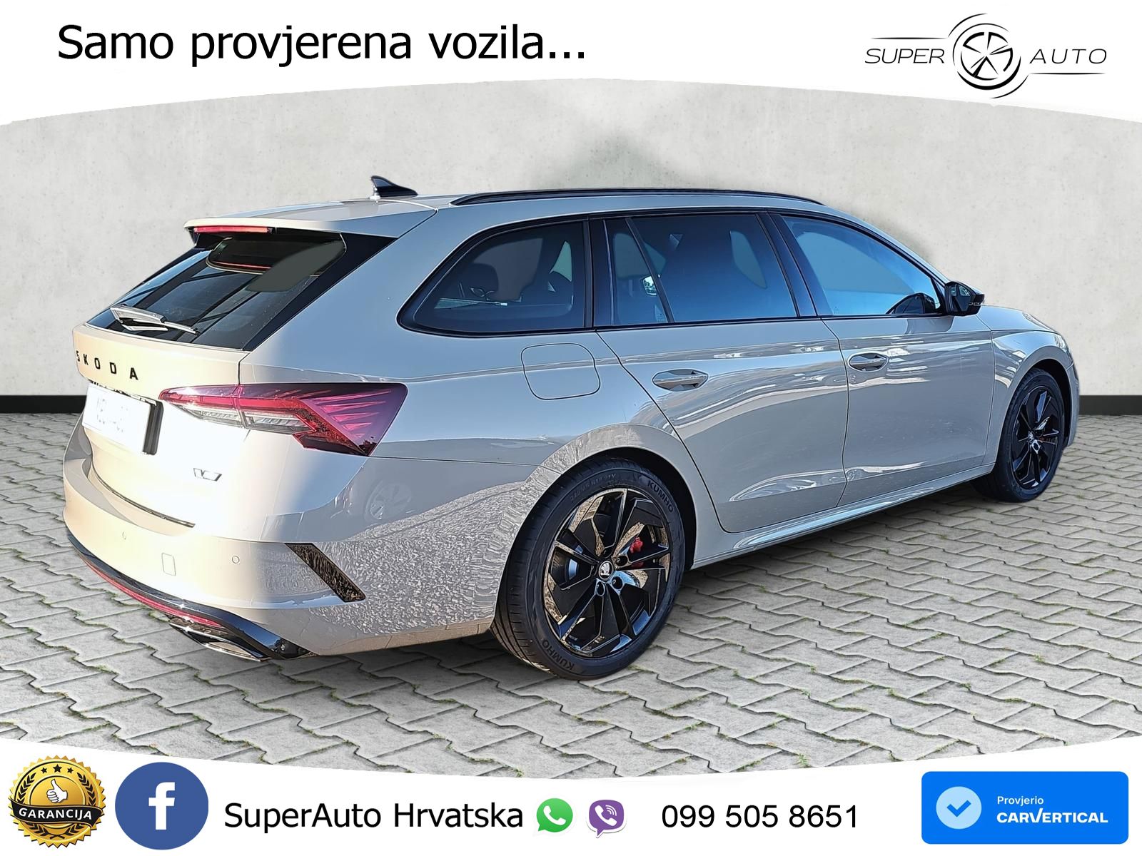 Škoda Octavia Combi RS 2.0 TSI (265 KS) DSG MATRIX+GR SJED+KAM