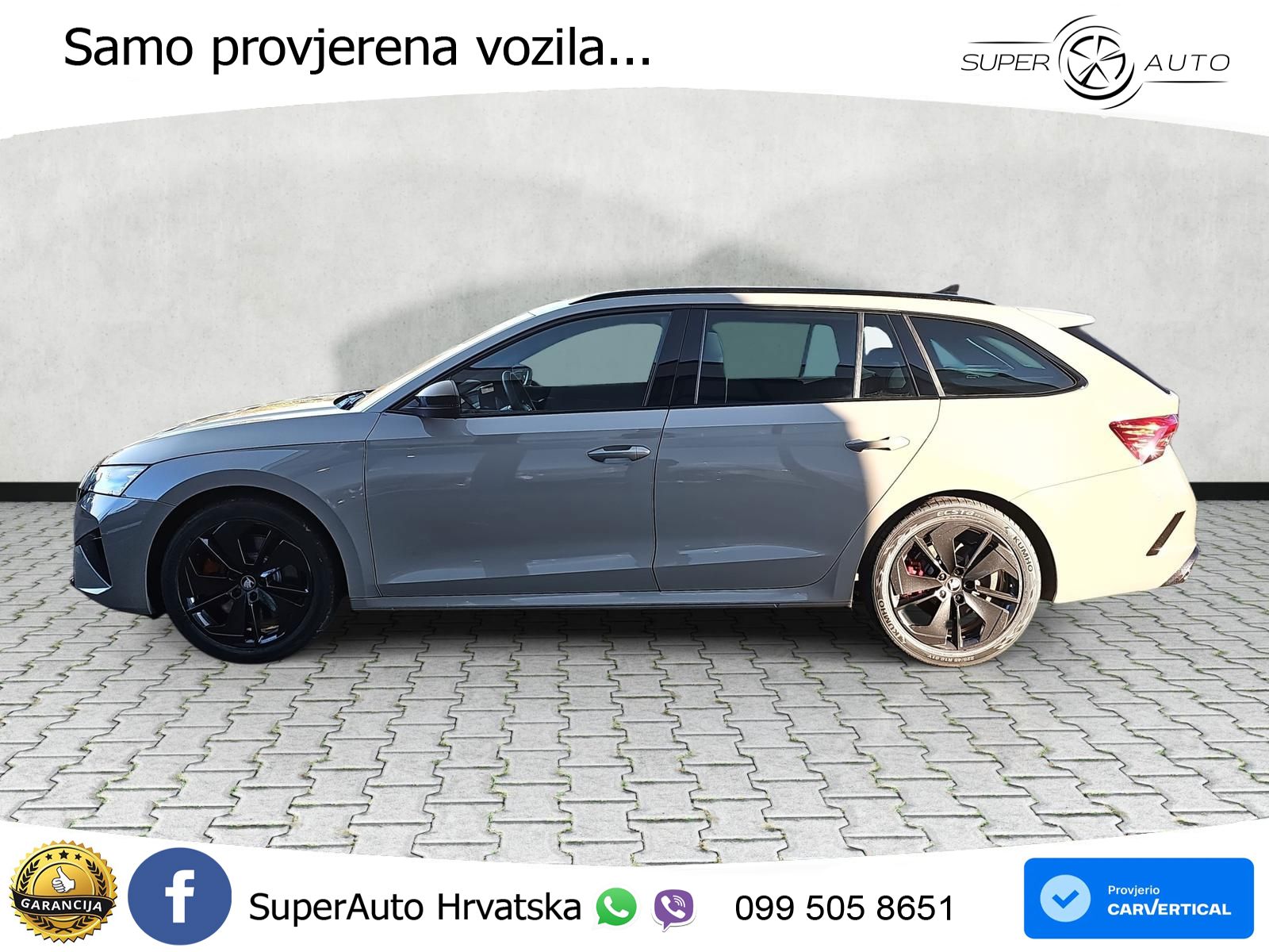 Škoda Octavia Combi RS 2.0 TSI (265 KS) DSG MATRIX+GR SJED+KAM
