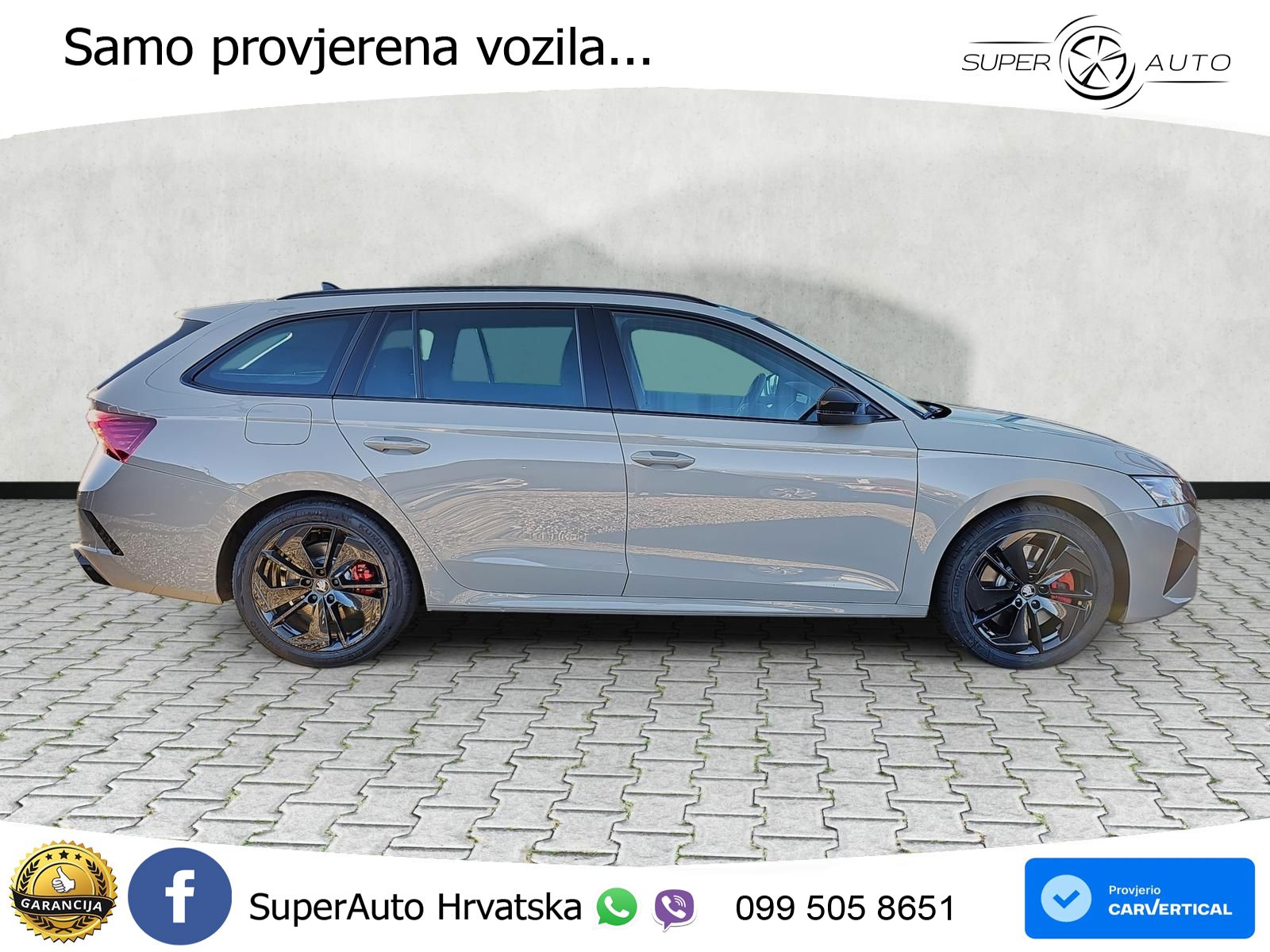 Škoda Octavia Combi RS 2.0 TSI (265 KS) DSG MATRIX+GR SJED+KAM