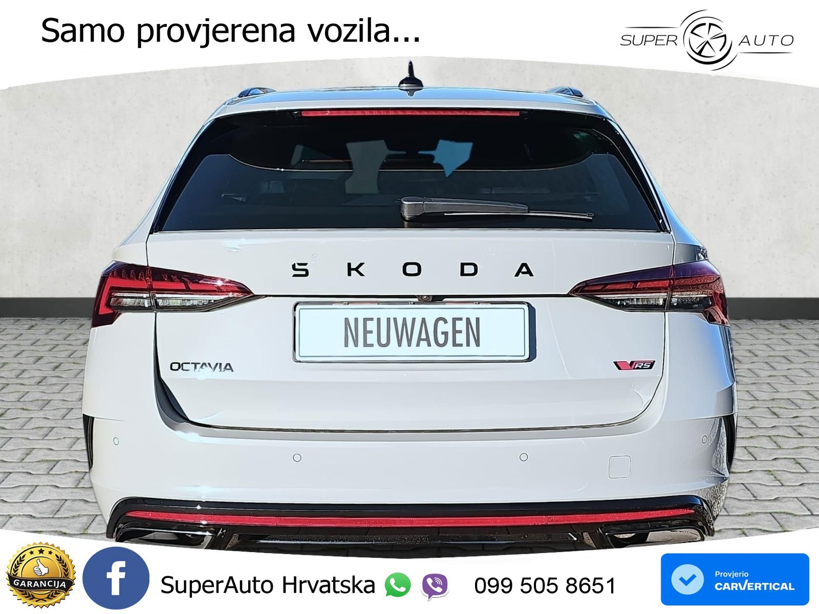 Škoda Octavia Combi RS 2.0 TSI (265 KS) DSG MATRIX+GR SJED+KAM