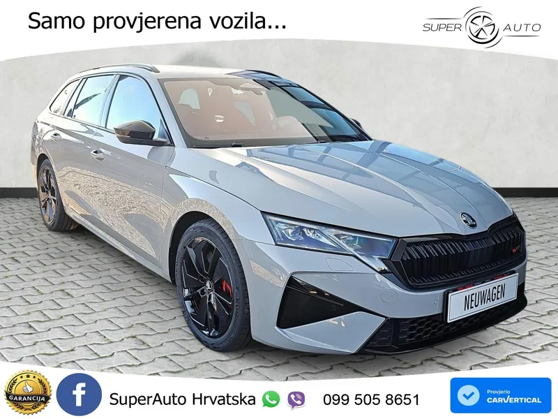 Škoda Octavia Combi RS 2.0 TSI (265 KS) DSG MATRIX+GR SJED+KAM
