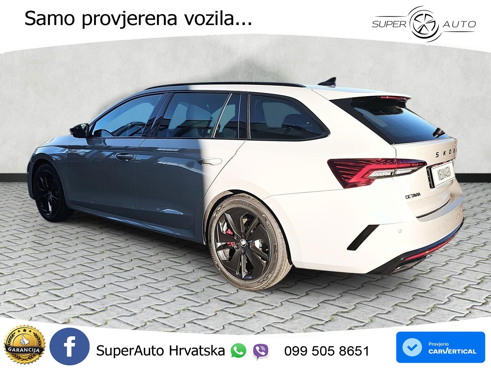 Škoda Octavia Combi RS 2.0 TSI (265 KS) DSG MATRIX+GR SJED+KAM