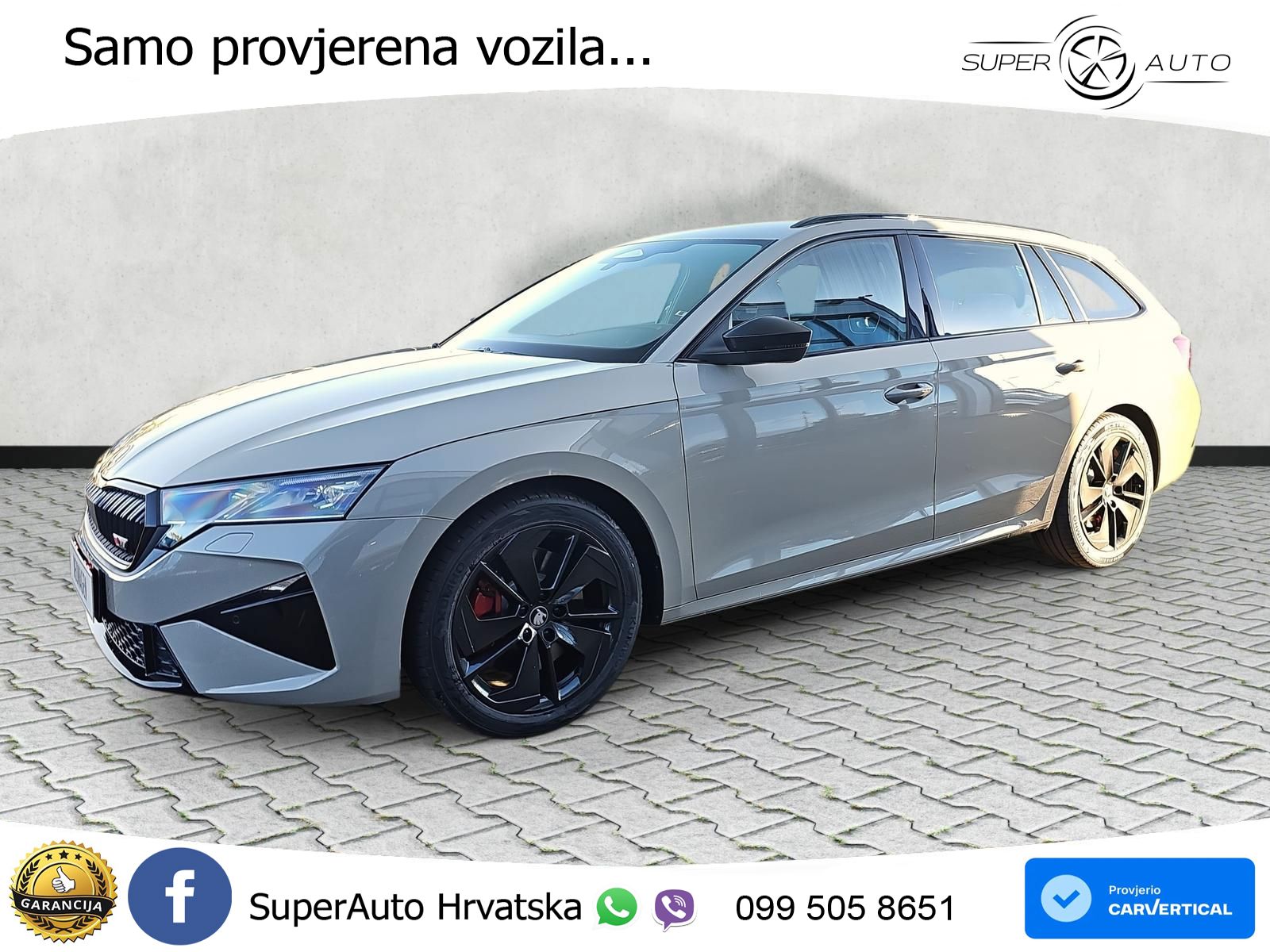 Škoda Octavia Combi RS 2.0 TSI (265 KS) DSG MATRIX+GR SJED+KAM