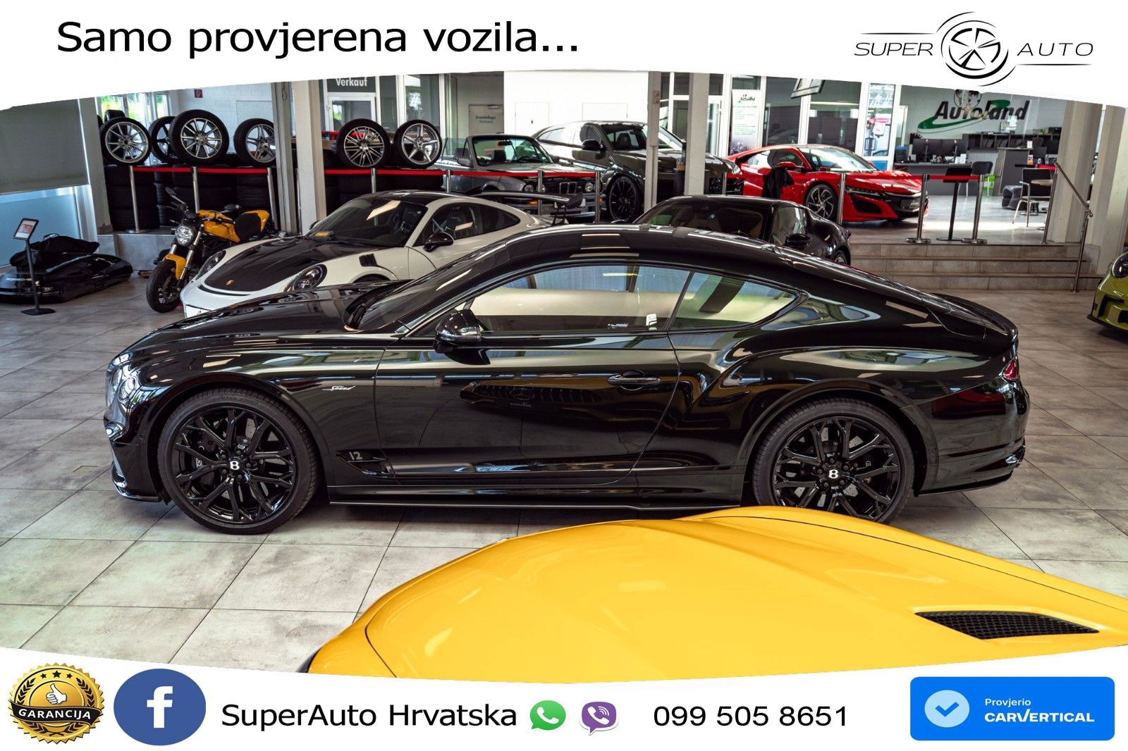 Bentley Continental GT III Speed 6.0 TSI W12 (659 KS) AWD DCT LED+GR SJED+ACC