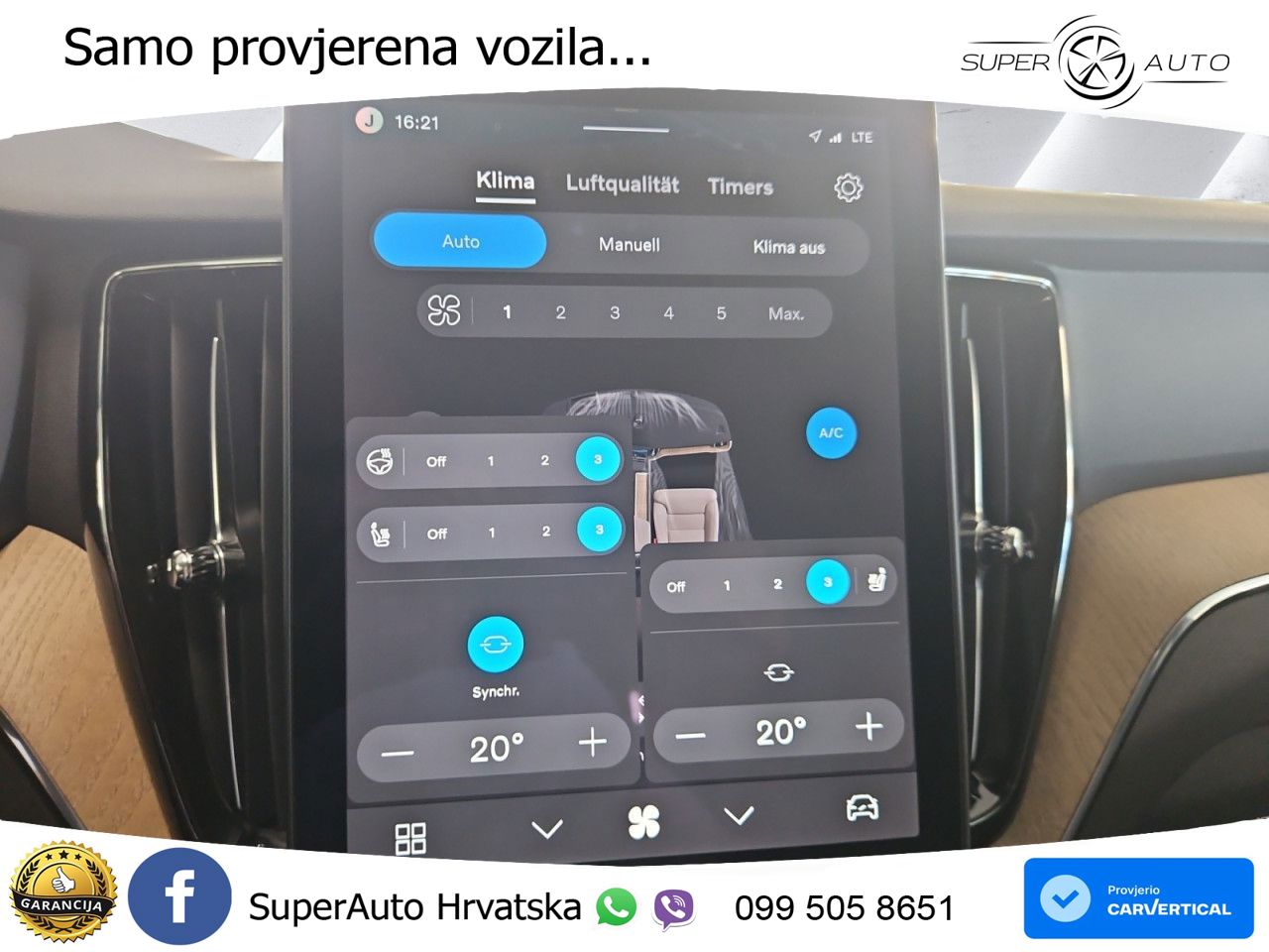 Volvo XC60 T6 AWD Geartronic ACC+HEAD+4xGR SJED+360+PANO