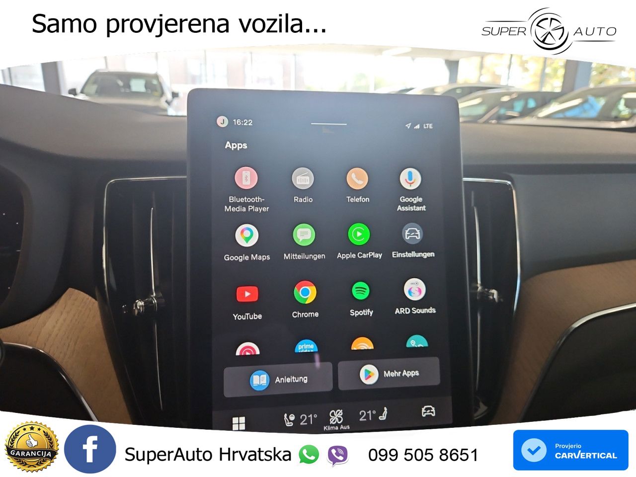 Volvo XC60 T6 AWD Geartronic ACC+HEAD+4xGR SJED+360+PANO