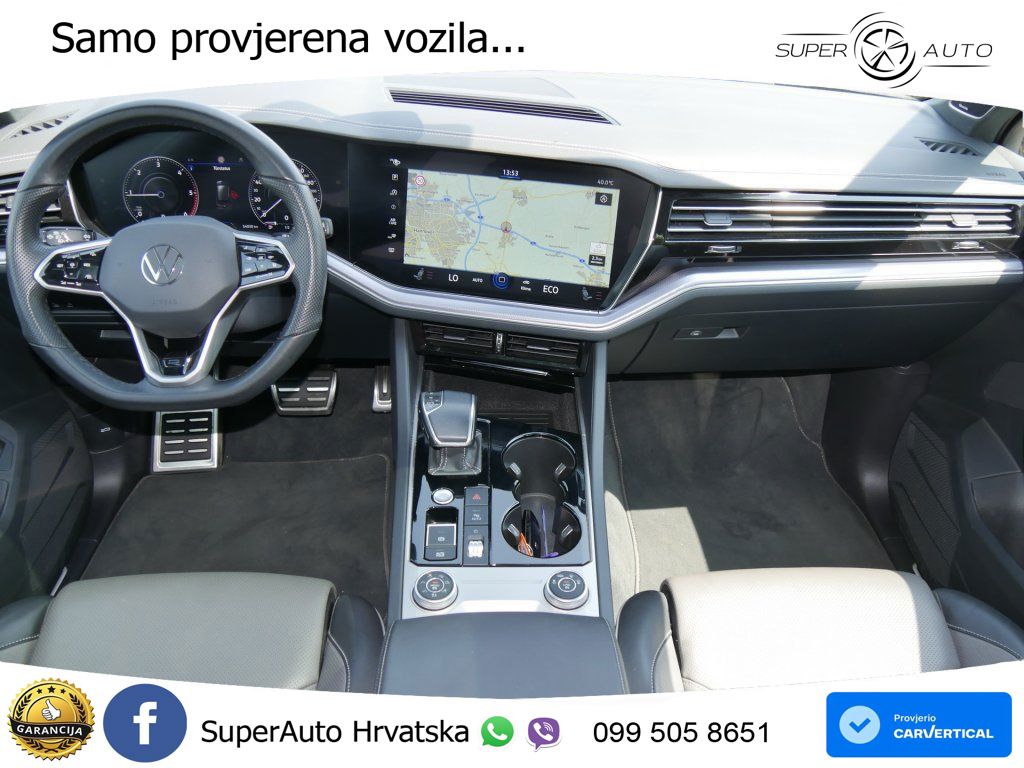 Volkswagen Touareg 3.0 V6 TDI (286 KS) 4MOTION Tiptronic R-Line ZRAČNI+ACC+GR SJED+KAM+PANO