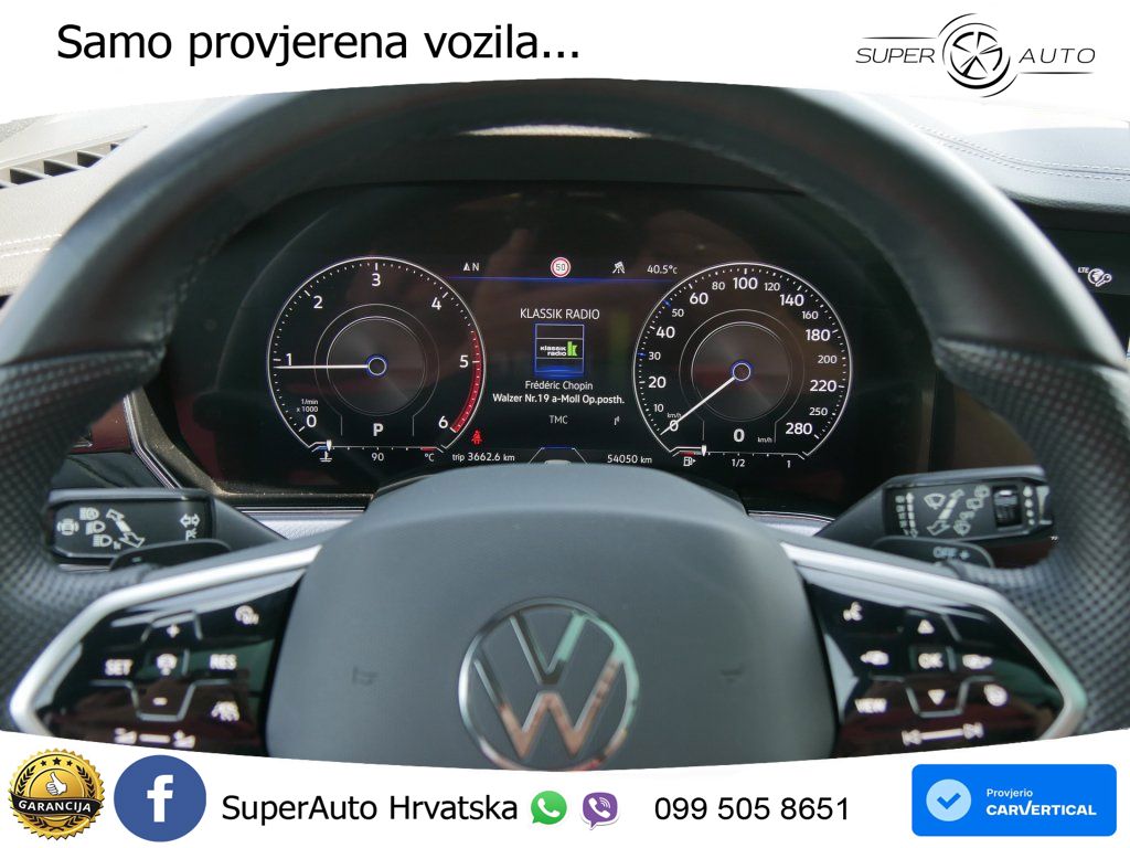 Volkswagen Touareg 3.0 V6 TDI (286 KS) 4MOTION Tiptronic R-Line ZRAČNI+ACC+GR SJED+KAM+PANO