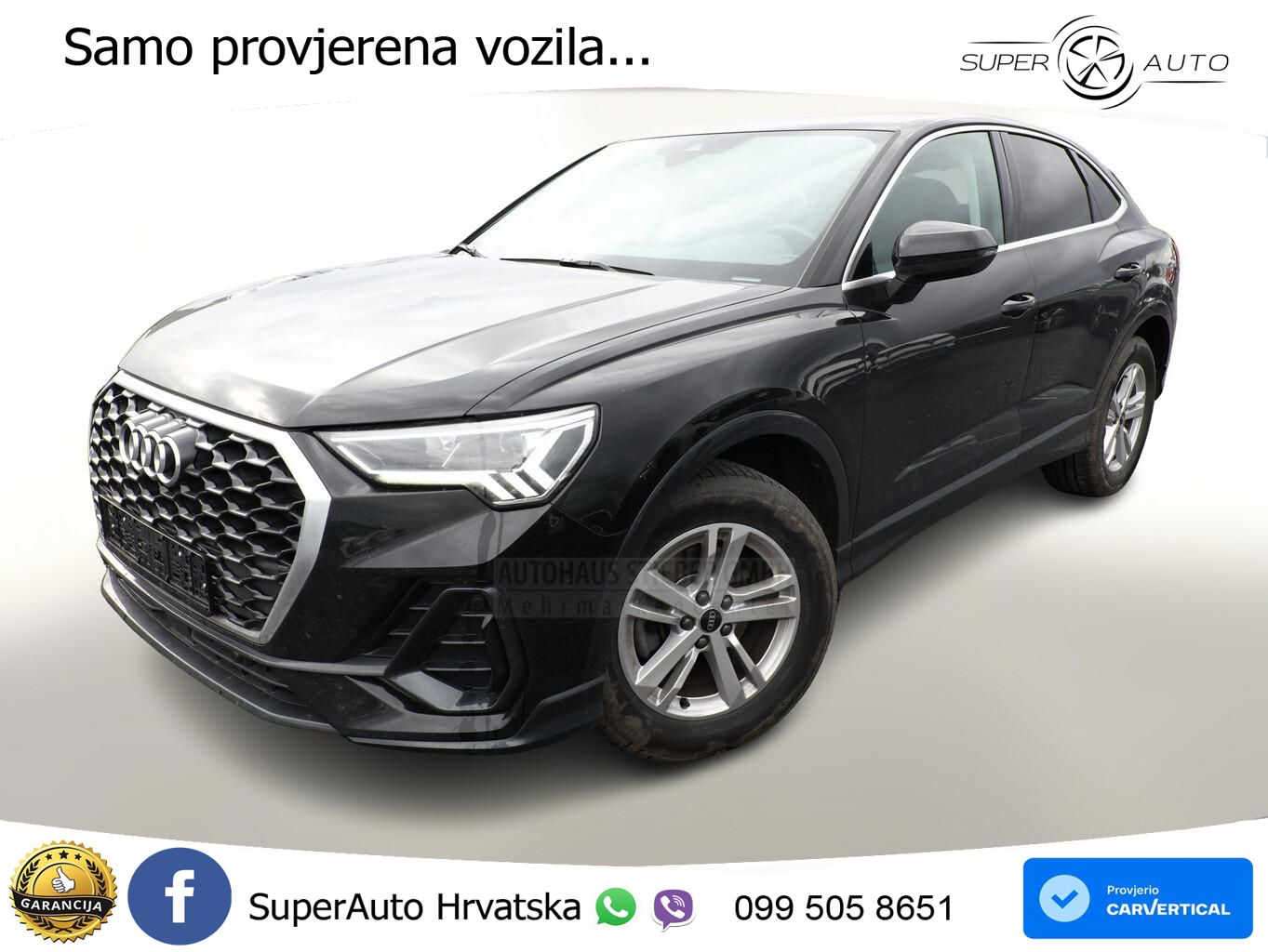 Audi Q3 II Sportback 35 TFSI (150 KS) S tronic LED+GR SJED+ACC