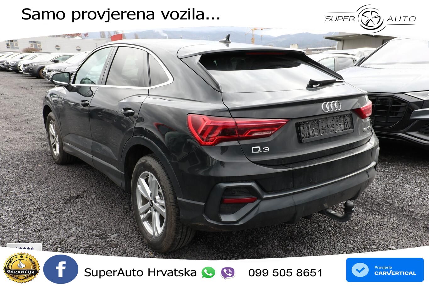 Audi Q3 II Sportback 35 TFSI (150 KS) S tronic LED+GR SJED+ACC