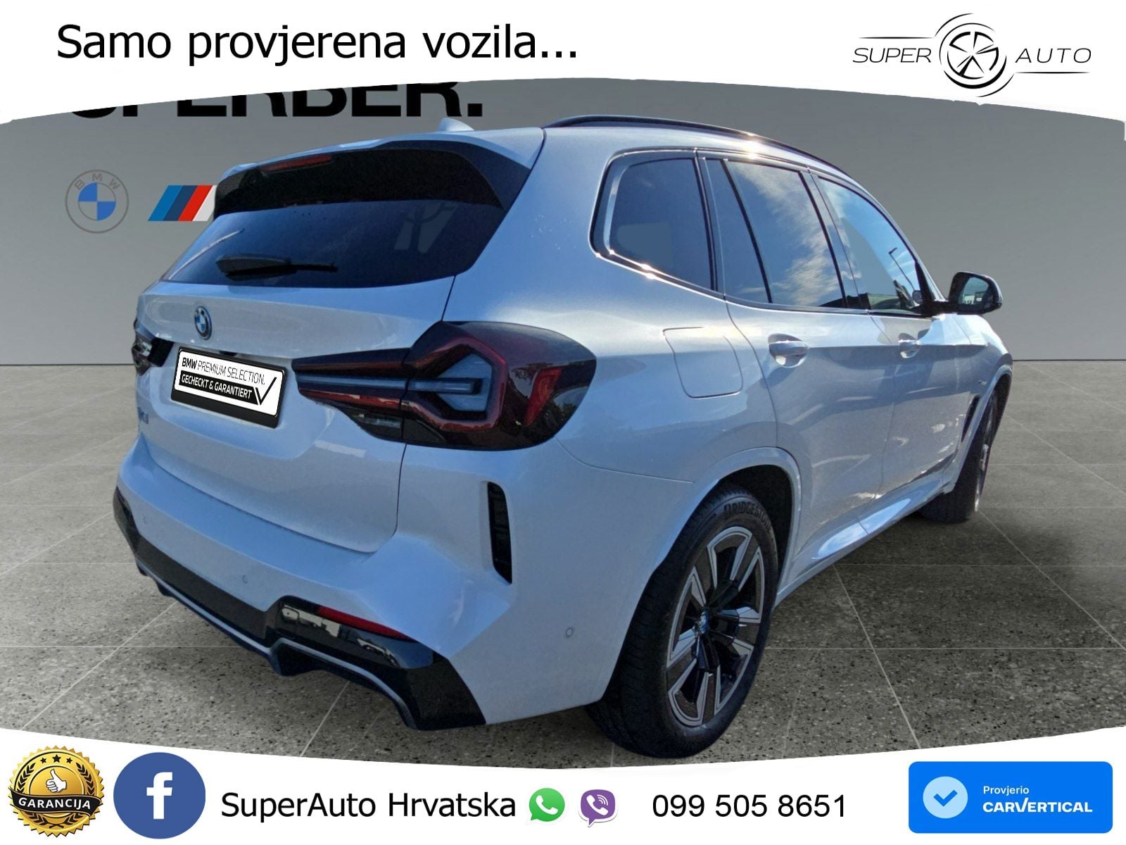BMW iX3 80 kWh (286 KS) LED+GR SJED+ACC