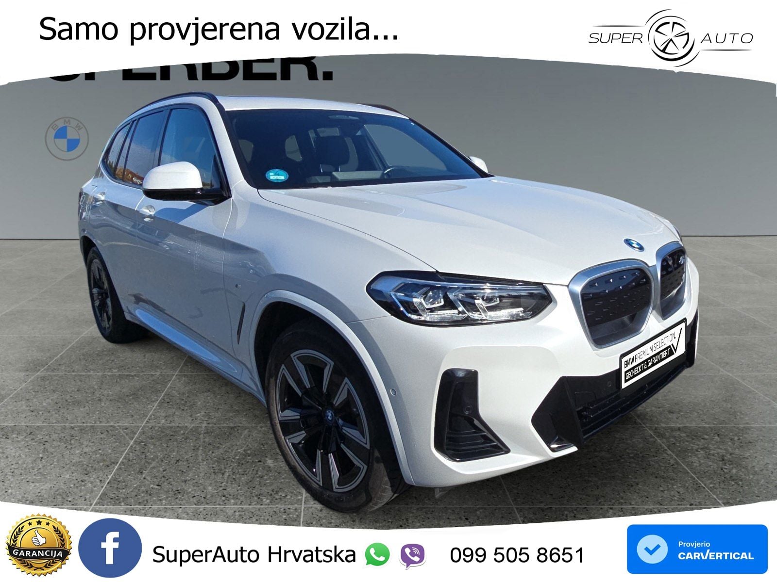 BMW iX3 80 kWh (286 KS) LED+GR SJED+ACC