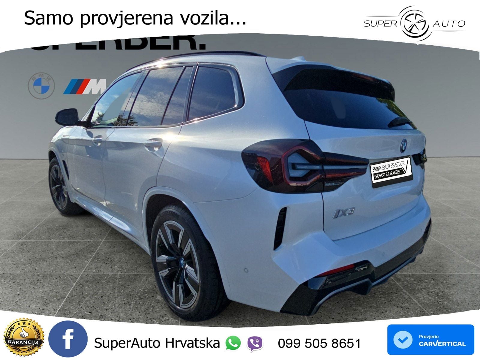 BMW iX3 80 kWh (286 KS) LED+GR SJED+ACC