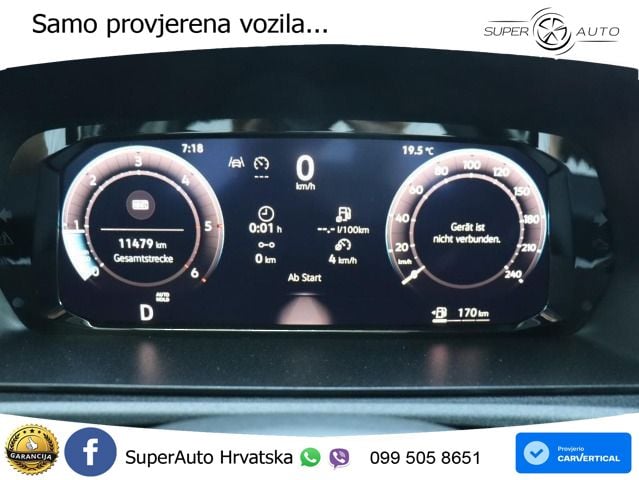 Volkswagen Caddy Maxi Cargo 2.0 TDI DSG/Sitzhz/RFK/11.30Gar 122 KS