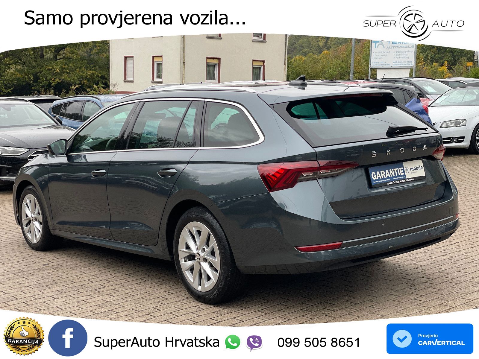 Škoda Octavia Combi 2.0 TDI (150 KS) DSG LED+GR SJED+ACC