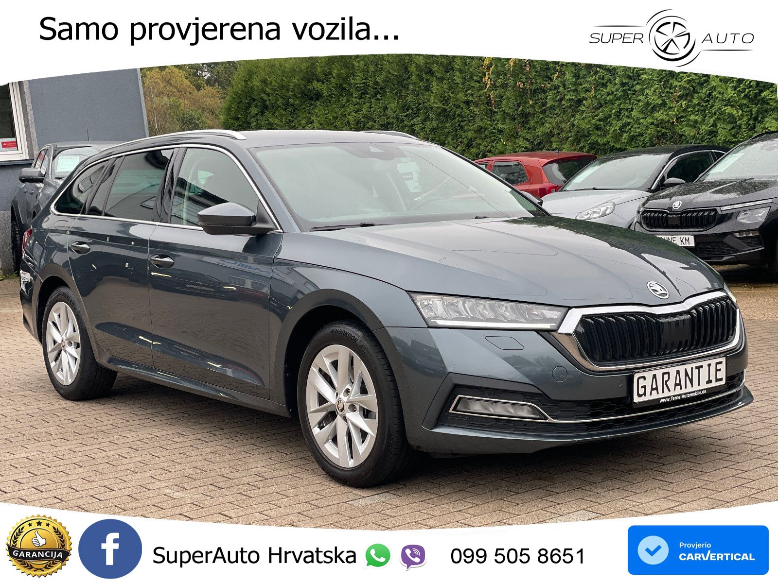 Škoda Octavia Combi 2.0 TDI (150 KS) DSG LED+GR SJED+ACC
