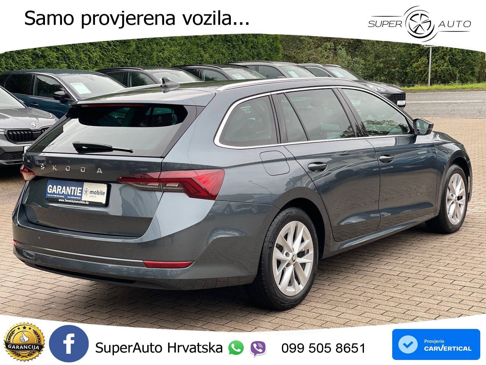 Škoda Octavia Combi 2.0 TDI (150 KS) DSG LED+GR SJED+ACC
