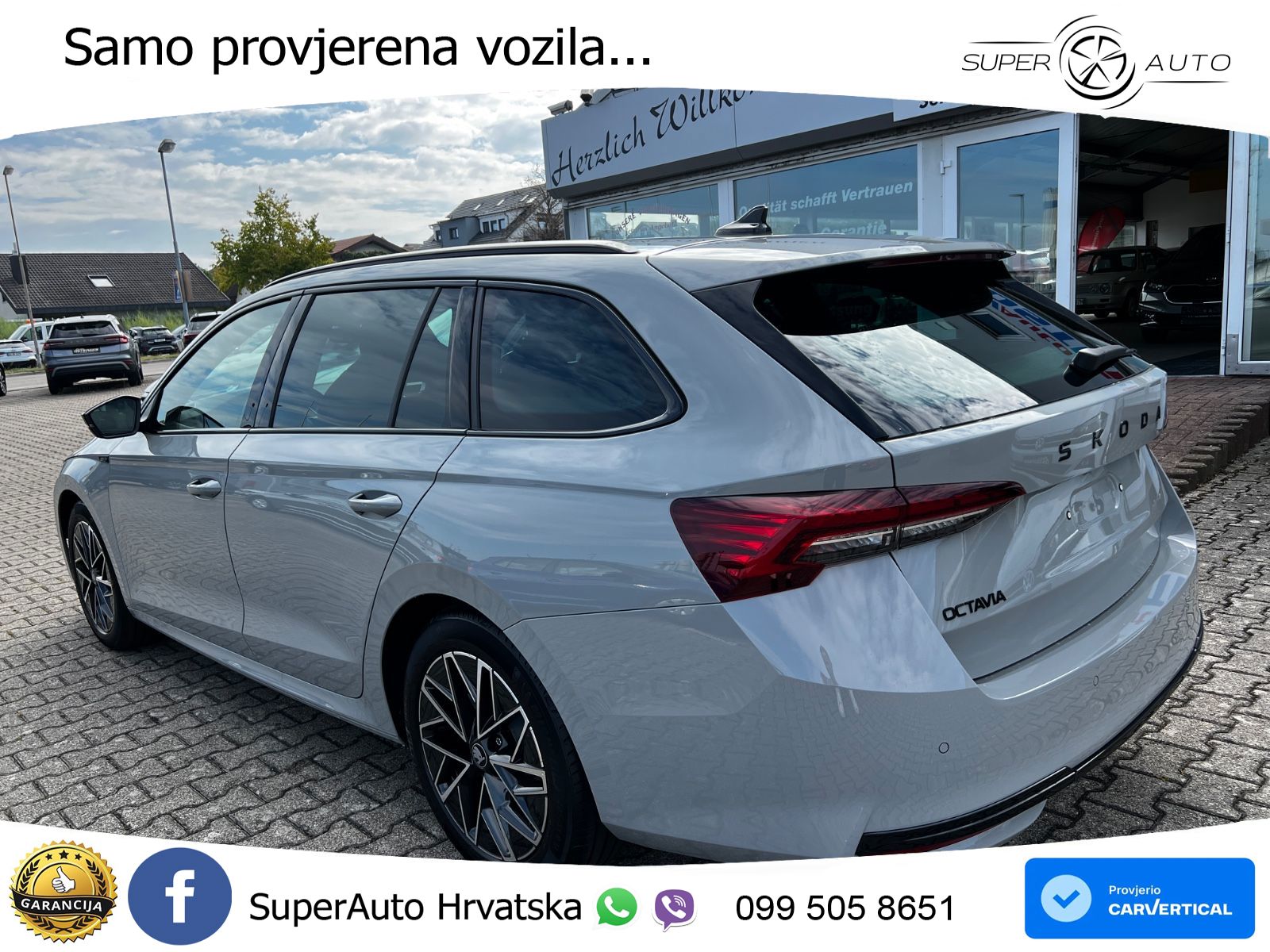 Škoda Octavia Combi 1.5 TSI (150 KS) DSG SportLine LED+GR SJED+ACC