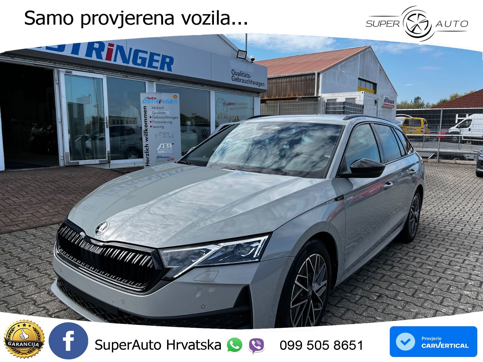 Škoda Octavia Combi 1.5 TSI (150 KS) DSG SportLine LED+GR SJED+ACC