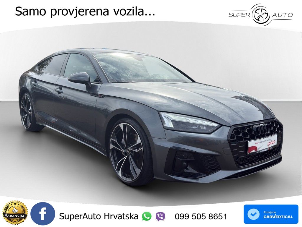 Audi A5 Sportback  40 TFSI (204 KS) S tronic S line MATRIX+GR SJED+KAM