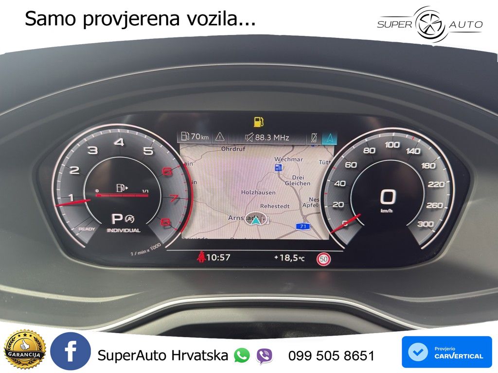 Audi A5 Sportback  40 TFSI (204 KS) S tronic S line MATRIX+GR SJED+KAM