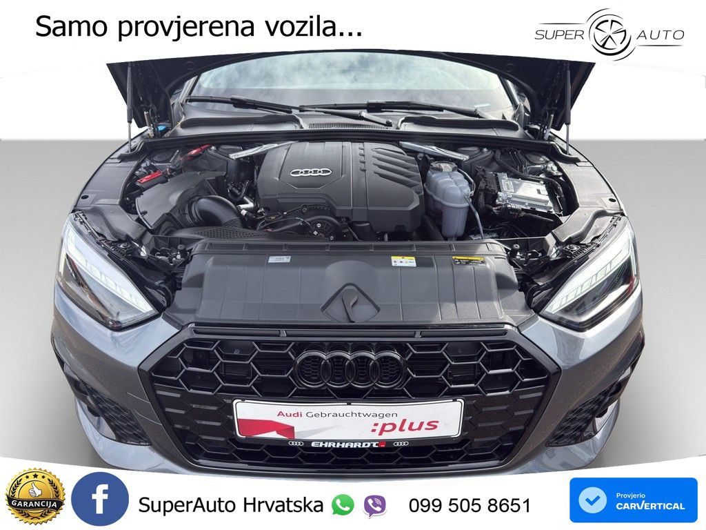 Audi A5 Sportback  40 TFSI (204 KS) S tronic S line MATRIX+GR SJED+KAM
