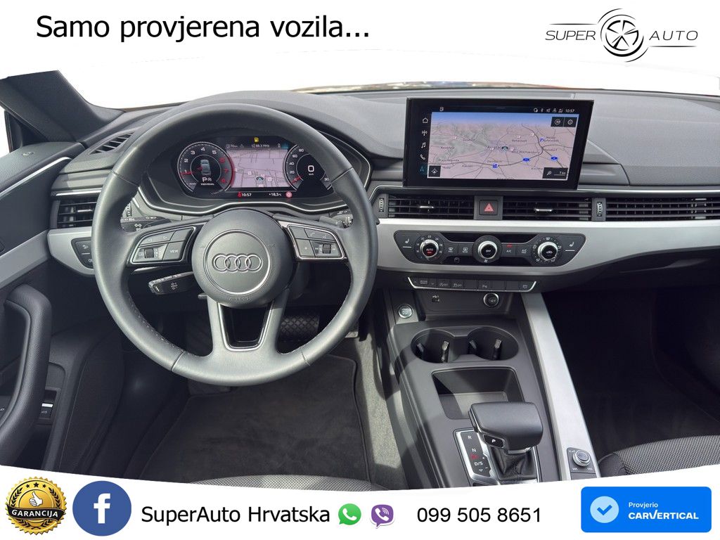 Audi A5 Sportback  40 TFSI (204 KS) S tronic S line MATRIX+GR SJED+KAM