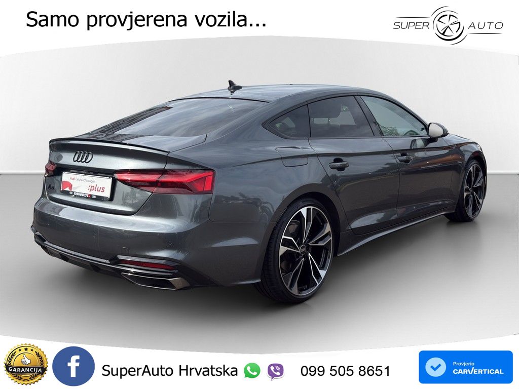 Audi A5 Sportback  40 TFSI (204 KS) S tronic S line MATRIX+GR SJED+KAM