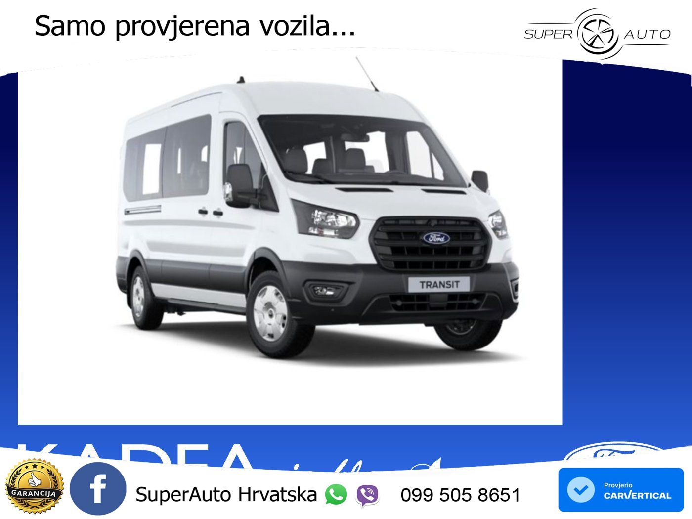 Ford Transit Kombi Trend 350 L3 NAVI*PDC*SHZ*CAM 150 KS