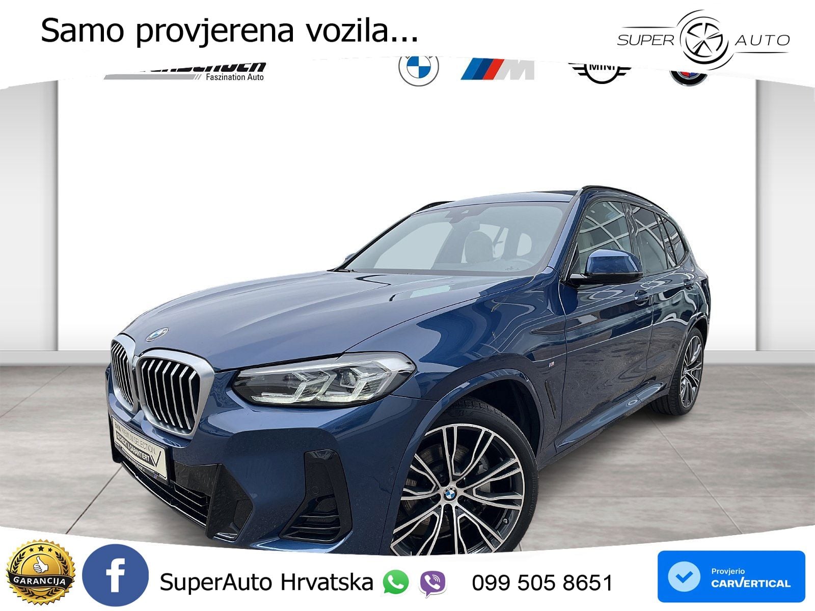 BMW X3 30d xDrive Steptronic M Sport LED+GR SJED+ACC