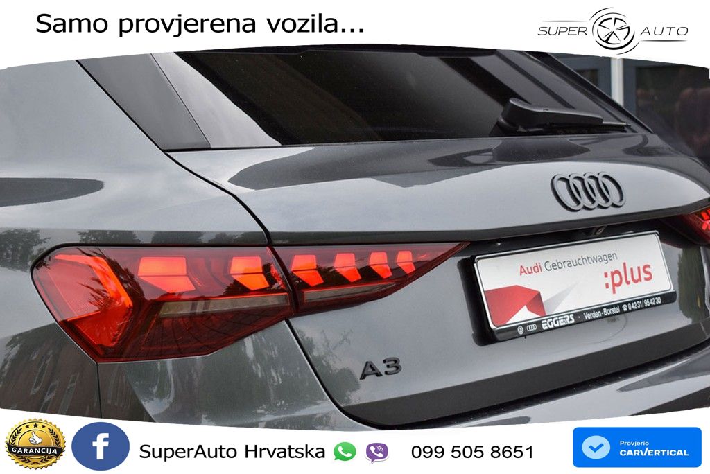 Audi A3 35 TFSI (150 KS) S tronic S line MATRIX+GR SJED+KAM