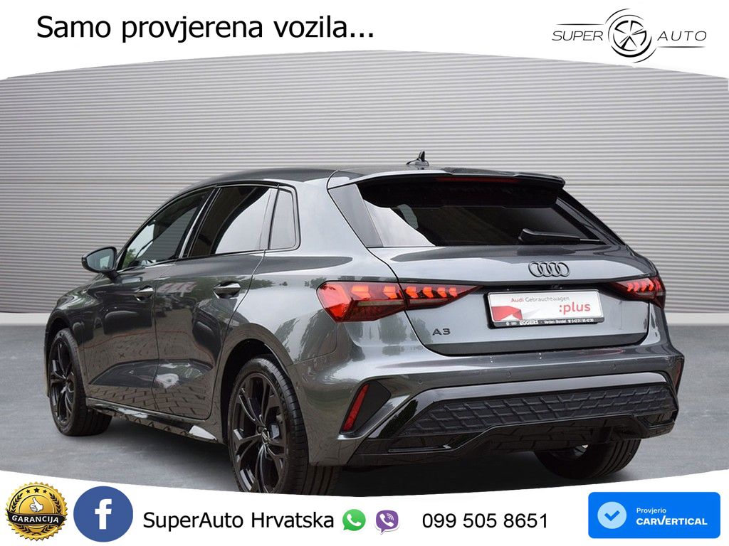 Audi A3 35 TFSI (150 KS) S tronic S line MATRIX+GR SJED+KAM