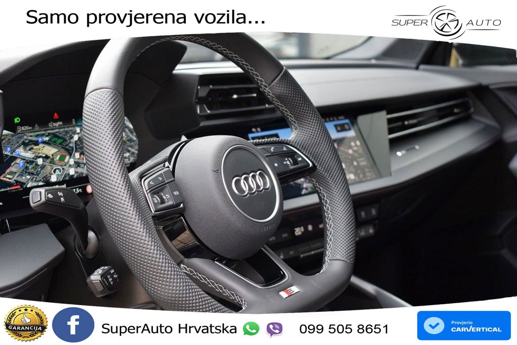 Audi A3 35 TFSI (150 KS) S tronic S line MATRIX+GR SJED+KAM