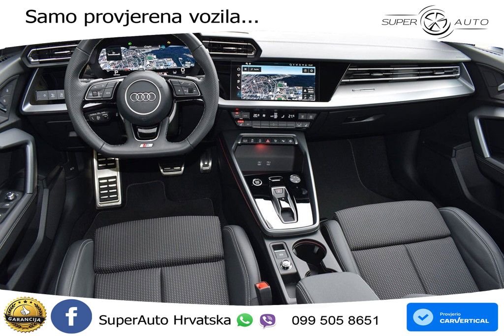 Audi A3 35 TFSI (150 KS) S tronic S line MATRIX+GR SJED+KAM