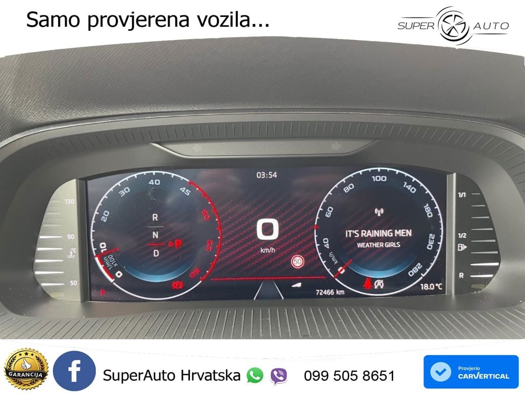 Škoda Octavia Combi RS 2.0 TDI (200 KS) DSG LED+GR SJED+ACC