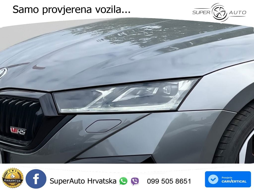Škoda Octavia Combi RS 2.0 TDI (200 KS) DSG LED+GR SJED+ACC
