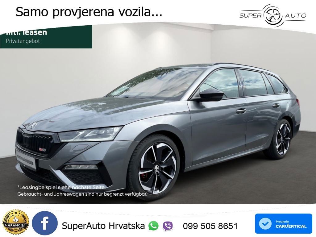 Škoda Octavia Combi RS 2.0 TDI (200 KS) DSG LED+GR SJED+ACC