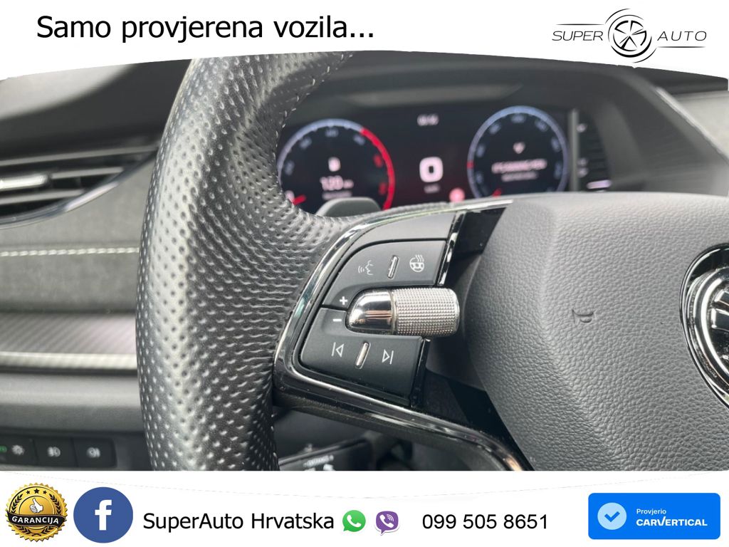 Škoda Octavia Combi RS 2.0 TDI (200 KS) DSG LED+GR SJED+ACC