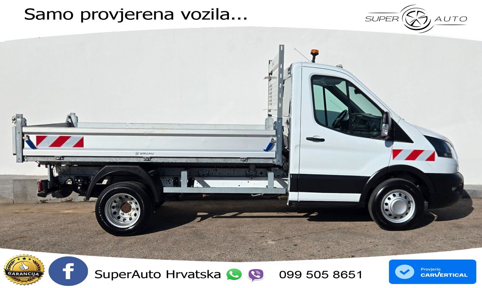 Ford Transit Kipper 470 Kamera/Zwillingsbereifung/AHK 170 KS