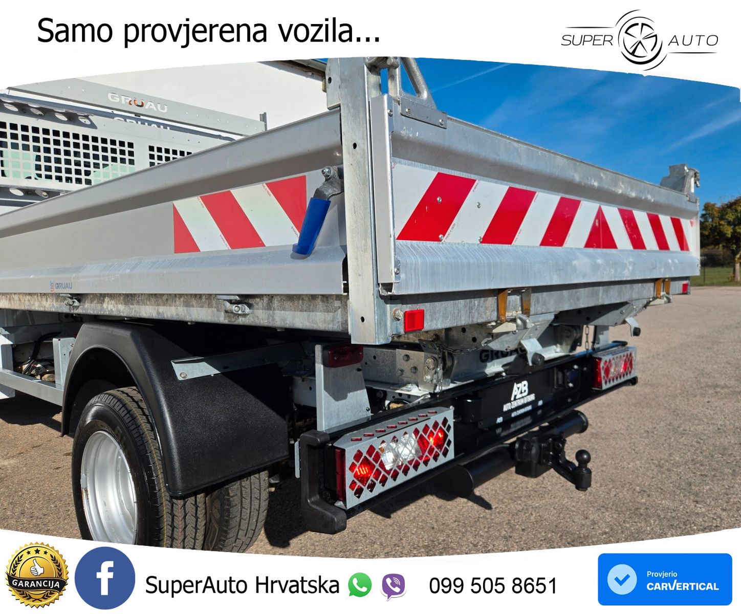 Ford Transit Kipper 470 Kamera/Zwillingsbereifung/AHK 170 KS