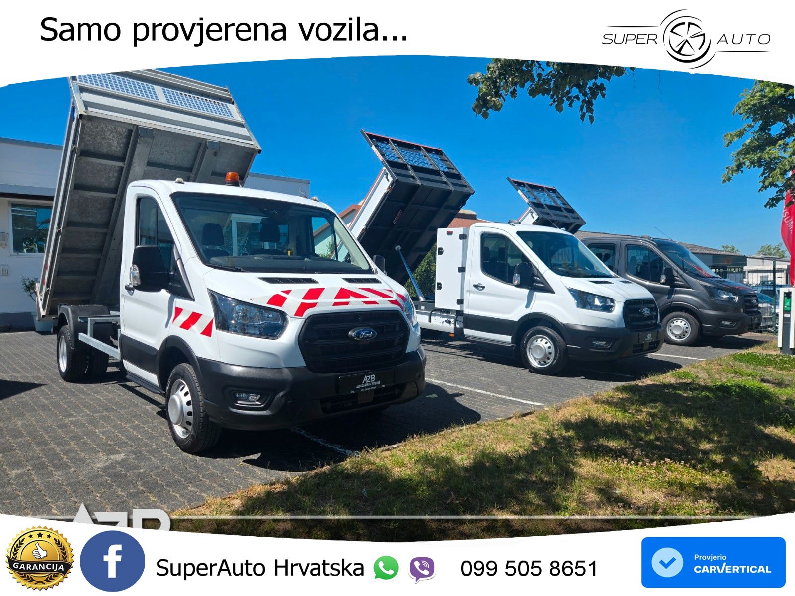 Ford Transit Kipper 470 Kamera/Zwillingsbereifung/AHK 170 KS
